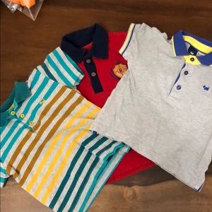 2 Ferrioni Polos short sleeve & 1 polo long sleeve